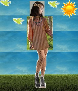 Vintage Polkadots and Blue Skies..