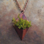 Living Jewelry Copper Planter Necklace by Copperhead
