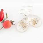 Natural Plant Resin Earrings by Agnera